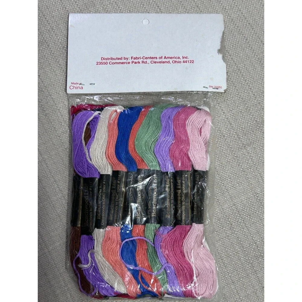 Embroidery Floss 30 Skeins 100% mercerized Cotton